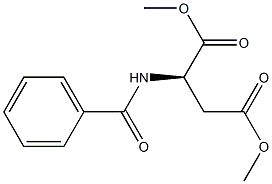 (R)-dimethyl 2-benzamidosuccinate Struktur