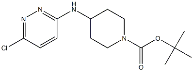 1-Boc-4-[(6-chloropyridazin-3-yl)amino]piperidine Struktur