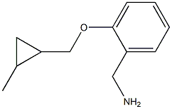 (2-((2-methylcyclopropyl)methoxy)phenyl)methanamine Struktur