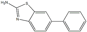 2-amino-6-phenylbenzothiazole Struktur