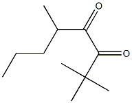 Tetramethylheptanedione Struktur