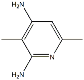 2,4-Diamino-3,6-dimethylpyridine Struktur