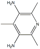 3,5-Diamino-2,4,6-trimethylpyridine Struktur