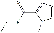 N-Ethyl-1-methylpyrrole-2-carboxamide Struktur