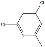 2,4-Dichloro-6-methylpyridine Struktur