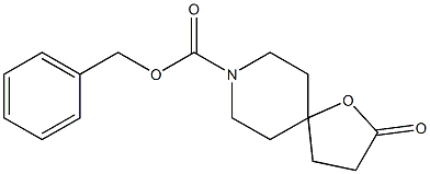 benzyl 2-oxo-1-oxa-8-azaspiro[4.5]decane-8-carboxylate Struktur