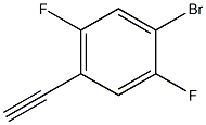 1-bromo-4-ethynyl-2,5-difluorobenzene Struktur