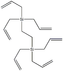 1,2-bis(triallylsilyl)ethane Struktur