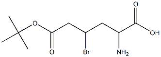 BOC-D-2-amino-4-bromopentanoic acid Struktur