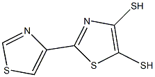 4-(2-(thiazol-4-yl)disulfanyl)thiazole Struktur