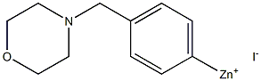 4-[(4-Morpholino)methyl]phenylzinc iodide solution 0.25 in THF Struktur