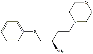 (1R)-3-morpholin-4-yl-1-[(phenylthio)methyl]propylamine Struktur