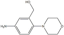 (5-amino-2-morpholin-4-ylphenyl)methanol Struktur