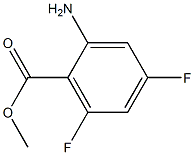 methyl 2-amino-4,6-difluorobenzoate Struktur