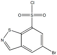 5-Bromo-benzo[d]isothiazole-7-sulfonyl chloride Struktur