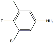 3-bromo-4-fluoro-5-methylaniline Struktur