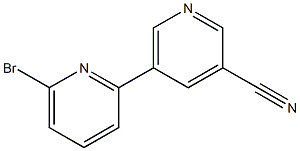 5-(6-bromopyridin-2-yl)pyridine-3-carbonitrile Struktur