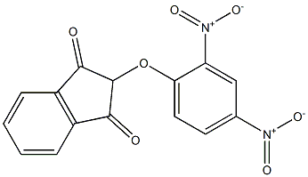 2-(2,4-dinitrophenoxy)-1H-indene-1,3(2H)-dione Struktur