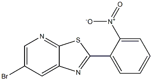 6-broMo-2-(2-nitrophenyl)thiazolo[5,4-b]pyridine Struktur