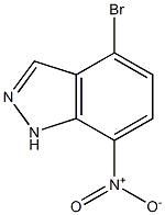 4-BroMo-7-nitro-1H-indazole Struktur