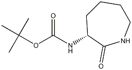 R-(2-OXO-AZEPAN-3-YL)-CARBAMIC ACID TERT-BUTYL ESTER Struktur