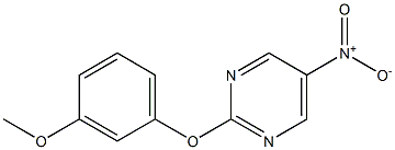 2-(3-Methoxyphenoxy)-5-nitropyriMidine Struktur