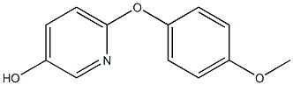 6-(4-Methoxyphenoxy)pyridin-3-ol Struktur