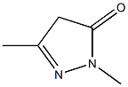 4,5-Dihydro-1,3-dimethyl-1H-pyrazol-5-one Struktur