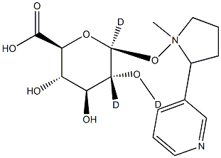 Nicotine-N-b-D-glucuronide-D3 Struktur