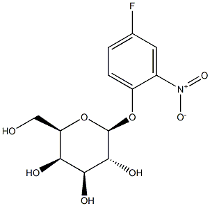 4-Fluoro-2-nitrophenyl b-D-galactopyranoside Struktur