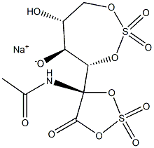 N-Acetyl-D-galactosamine-3,6-di-O-sulphate sodium salt Struktur