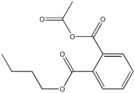 Α-acetyl-R-butyl phthalate Struktur