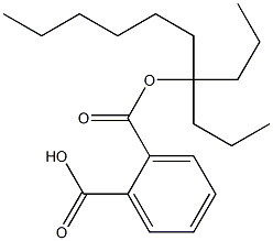 Dipropylheptyl phthalate Struktur