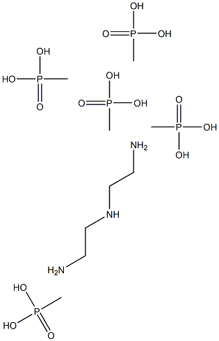 Diethylenetriamine pentamethylphosphonic acid Struktur