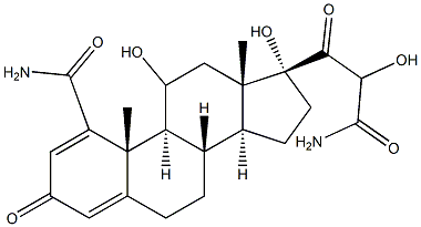 Prednisolone 21-Dimethylamine Struktur