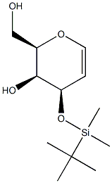 3-O-tert-Butyldimethylsilyl-D-galactal Struktur