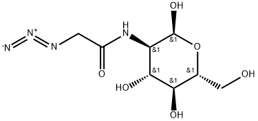 N-Azidoacetylglucosamine Struktur