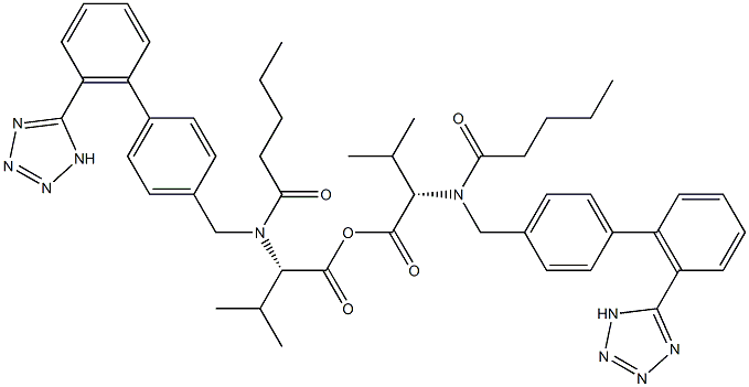 VALSARTAN valsartan Struktur