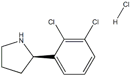 (R)-2-(2,3-dichlorophenyl)pyrrolidine hydrochloride Struktur