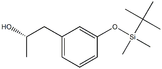 (S)-1-(3-((tert-butyldimethylsilyl)oxy)phenyl)propan-2-ol Struktur