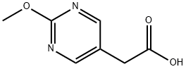 2-(2-methoxypyrimidin-5-yl)acetic acid Struktur