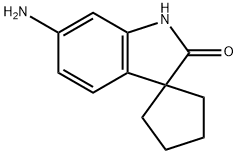 6'-Aminospiro[cyclopentane-1,3'-indolin]-2'-one Struktur