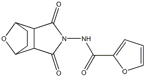 N-(3,5-dioxo-10-oxa-4-azatricyclo[5.2.1.0~2,6~]dec-4-yl)-2-furamide Struktur