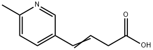 4-(6-methyl-3-pyridinyl)-3-Butenoicacid Struktur