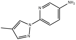 3-AMINO-6-(4-METHYL-1H-PYRAZOL-1-YL)PYRIDINE Struktur