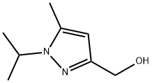 1H-Pyrazole-3-methanol,  5-methyl-1-(1-methylethyl)- Struktur