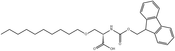 (4R)-4-({[(9H-fluoren-9-yl)methoxy]carbonyl}amino)-6-(methylsulfanyl)hexanoic acid Struktur