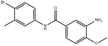 3-amino-N-(4-bromo-3-methylphenyl)-4-methoxybenzamide Struktur