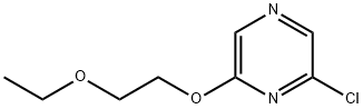 2-chloro-6-(2-ethoxyethoxy)pyrazine Struktur