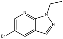 5-bromo-1-ethyl-1H-pyrazolo[3,4-b]pyridine Struktur